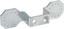 Valsir Pexal Brass -asennuslevy hanakulmille, L 153 mm - lisäkuva 1