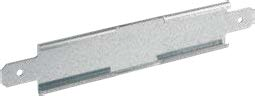 Valsir Pexal Brass -seinäkiinnityslevy hanakulmalle, 310×45 mm - tuotteen piirros
