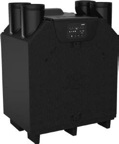 Valsir Ariosa V Compact Pro -ilmanvaihtokone lämmöntalteenotolla 250 m³/h, Sensitive - tuotteen piirros