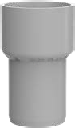 Valsir PVC-supistusyhde 125/110 mm, L 300 mm, oranssi - lisäkuva 1