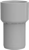 Valsir PVC-supistusyhde 140/110 mm, L 420 mm, ruskea - tuotteen piirros