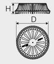 Valsir Rainplus 110 -lehtisihti Ø286 mm, H70 mm - lisäkuva 1