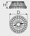 Valsir Rainplus 56 -lehtisihti Ø180 mm, H70 mm - lisäkuva 1