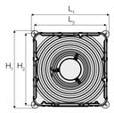 AriaSilent Box 18 Therm -ilmanjakolaatikko, liitäntä 125/160/180/200 mm - lisäkuva 1