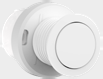 Valsir Design-painikesarja, neliömäinen, täyshuuhtelu, kiiltävä valkoinen - lisäkuva 2