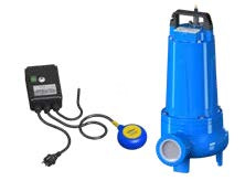 Valsir-jätevesipumppu B 0,75 kW, 220-230 V, ilman uimuria - tuotteen piirros