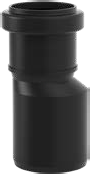 Valsir Blackfire HTR-epäkeskosupistus 160/125 epäkesk. B