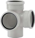 Valsir Silere HTED -kulmakaksoishaara 110/110/110 mm 87,5°