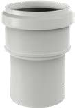 Valsir Silere-PP/HDPE-liitosyhde 58/50 mm, L 145 mm