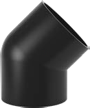 Valsir HDPE kulmayhde 45° 32