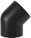 Valsir HDPE kulmayhde 45° 160