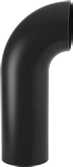 Valsir HDPE pitkäsäteinen kulmayhde 90° 75 pitkä säde