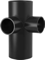 HDPE-kulmahaarayhde 88,5°, 75/50/50 mm