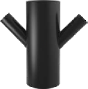 Valsir HDPE supistava kaksoishaara 45° 110