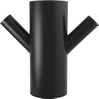 Valsir HDPE supistava kaksoishaara 45° 110 mm