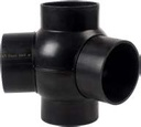 HDPE-pallohaarayhde, 2 sivuhaaraa, 135°, 110/90 mm
