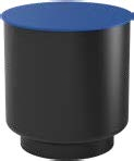HDPE pitkä WC-liitosmuhvi 90 mm, suojatulpalla