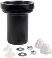 HDPE seinä-WC:n liitosmuhvi 110 mm, L 166 mm