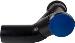 Valsir WC-kaksoisliitoskulma 110/110 mm, vaaka-asennus