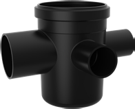 HDPE T-TRAP 50 -vesilukko, korkeus 170 mm