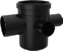 HDPE T-TRAP 50 -vesilukko, korkeus 170 mm