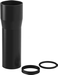 Valsir HDPE kutistemuhvi valurauta-, asbesti- ja teräsputkeen 75/80 mm, L 255 mm, DA 67-74 mm
