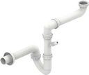 Valsir-vesilukko yksialtaiseen tiskialtaaseen, tilaa säästävä, itsepuhdistuva, malli B, 1½″/40 mm