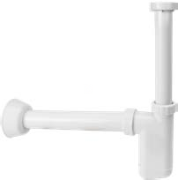Valsir valkoinen PP-vesilukko pesualtaaseen 1 1/4"-40 A1 valkoinen PP