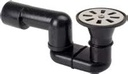 Valsir HDPE-suihkuallasvesilukko 40/50 mm, matala malli