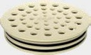 Valsir-ABS-ritiläkansi, Ø 104 mm, valkoinen