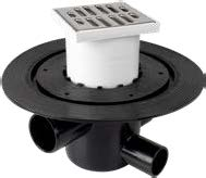 Valsir-HDPE-lattiakaivo takaiskuventtiilillä, 50 mm, 3×40 mm, RST-ritilä 100×100 mm