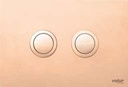 Valsir Design INOX M -huuhtelupainike, mattakuparinvärinen, pyöreät painikkeet, mattakuparinvärinen