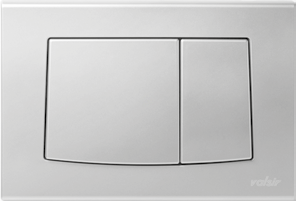 Valsir Winner/Tropea mekaaninen kaksoishuuhtelupainike, ABS 245x165x12 mm, kiiltävä valkoinen