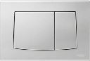 Valsir Winner/Tropea mekaaninen kaksoishuuhtelupainike, ABS 245x165x12 mm, satiinikromi