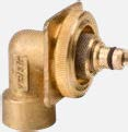 Valsir laipallinen kulmaliitin G1/2” F × G3/8” F
