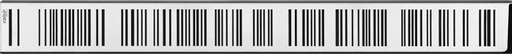 Valsir X-BORDER Barcode -ritilä 770×80 mm, kiillotettu