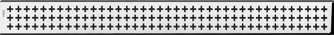 Valsir X-BORDER Texture -ritilä 770×80 mm, kiillotettu