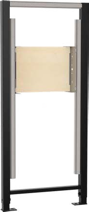 Valsir MFV/S2 Block -asennusteline uppohanalle, 120 × 500 × 1140 mm