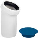 HTSB White WC bend with seal and cap 110 100 22° 102±5 230 57