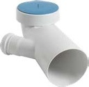 Valsir PP3 HTSB -WC-kulmayhde 110/50 mm, sivuliitäntä oikealla, valkoinen