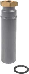 Valsir PP3 -jatkoyhde 40 mm / 1½″, messinkimutterilla