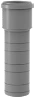 Valsir PP/PVC-liitosyhde 110/100 mm, L 156 mm, malli A