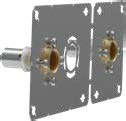 Valsir Pexal Brass Pexal Fix -sisäkierreliitin, kiinnityslevy c/c 150 mm 16x2-Rp1/2" Fix c/c150