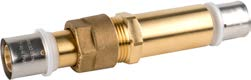 Valsir Pexal Brass -teleskooppikorjausliitin 16×2 mm