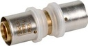 Valsir Pexal Brass -siirtymäliitin 16×2 mm - PEX 16×1,5 mm