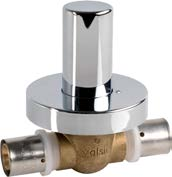 Valsir Pexal Brass sulkuventtiili 16x2,25 / 16x2,25, malli B