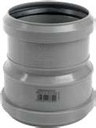 Valsir PVC/PP-kaksoismuhvi 100/110 mm
