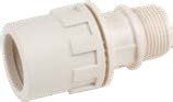 Valsir Pexal Easy ulkokierteinen suoraliitin 16x2,25-R1/2" PPSU