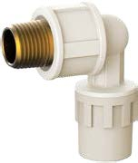 Valsir Pexal Easy kulmaliitin valetulla ulkokierteellä 16x2-1/2"UK PPSU