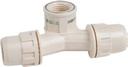 Valsir Pexal Easy epäkeskinen sisäkierteinen T-liitin 20x2,5-Rp1/2"-20x2,5 siirretty